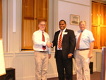 Col. Harry W. Gilmor Camp swears  in new member,  Compatriot Santell Barnes.  Compatriot Barnes